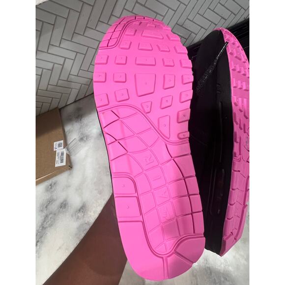 Nike Air Max 1 PRM Black Playful Pink HV2302-001 Men’s Size 11.5 Limited - Picture 8 of 10